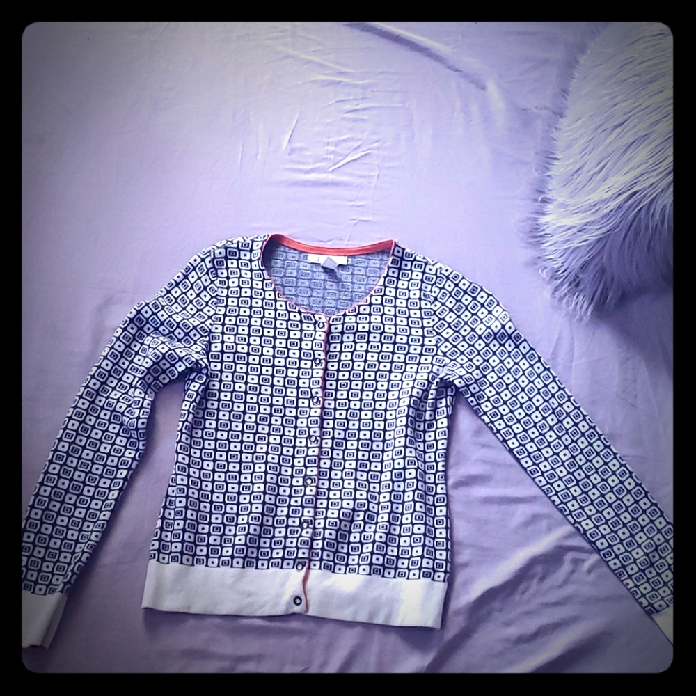 pattern cardigan